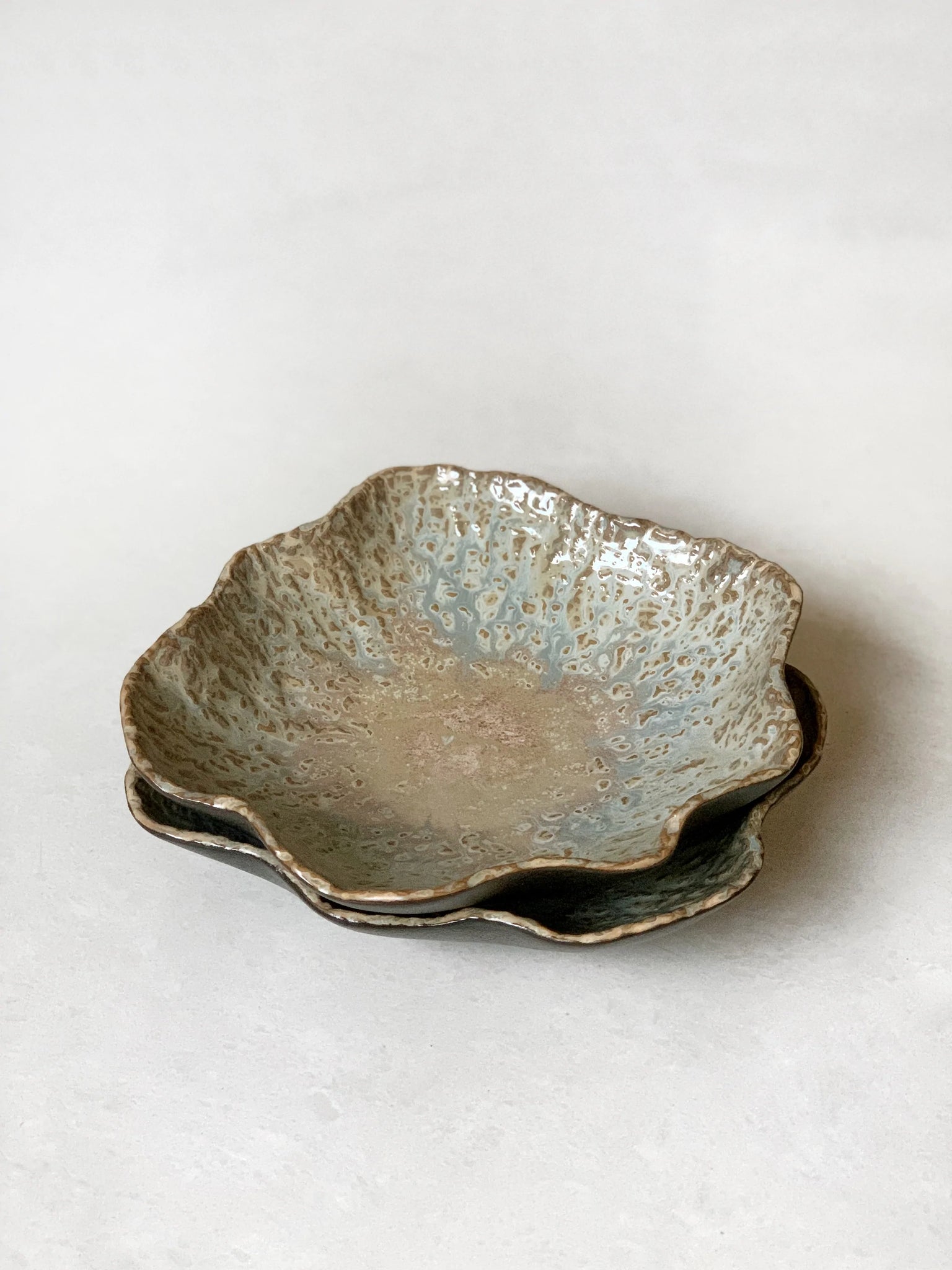 Rock Serving Bowl by Base Piece