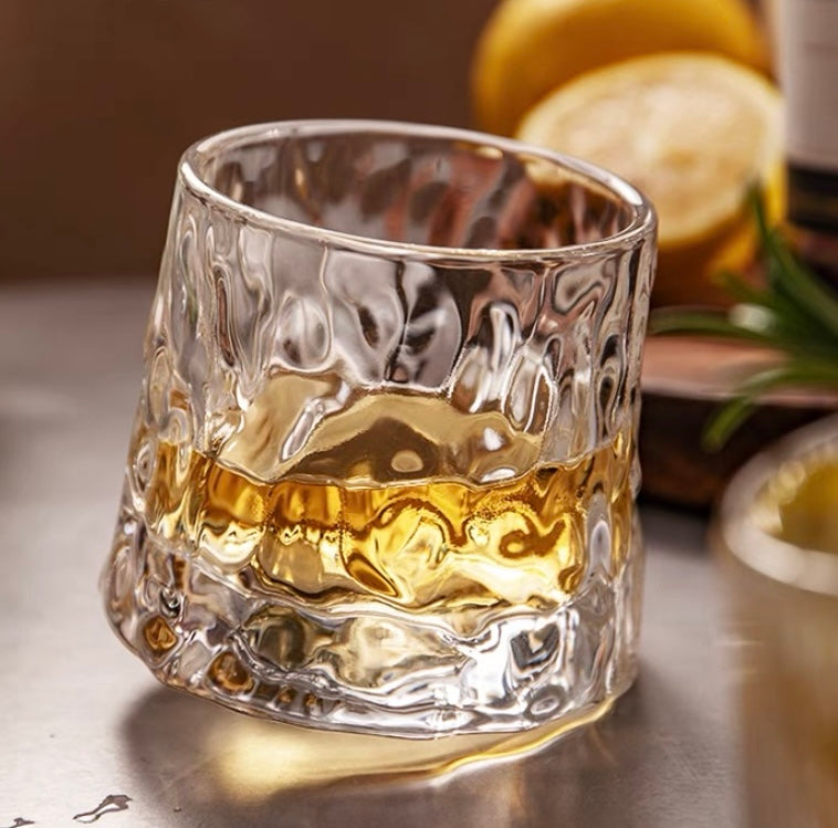 Never Fall Irregular Whiskey Cup