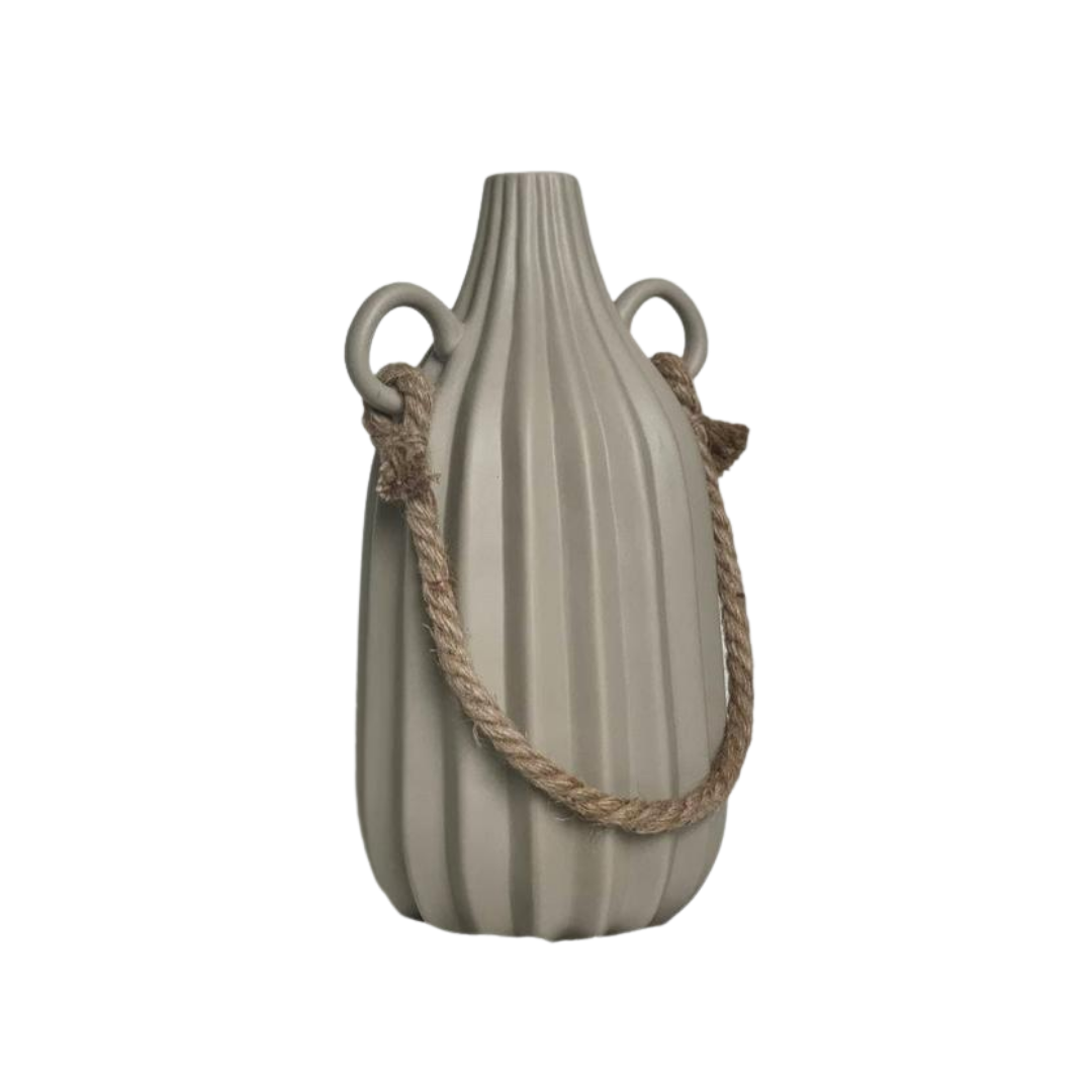 Beth Rope Vase by Base Piece