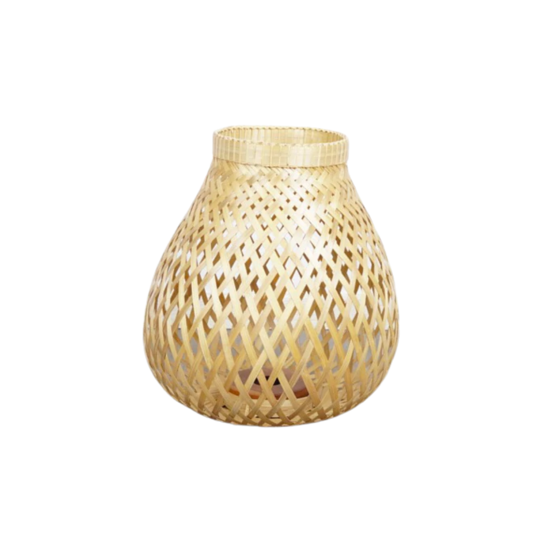 Rattan Gentong Candle Holder by Decordinary