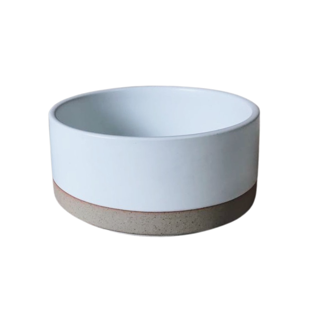 White Summer Bowl by Curates Co